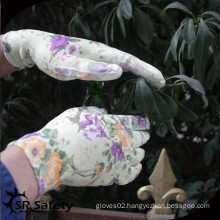 SRSAFETY flower printed ladies and kids garden hand work glove